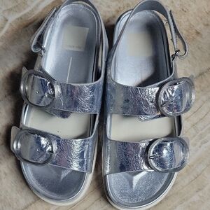 Kids Silver Sandals